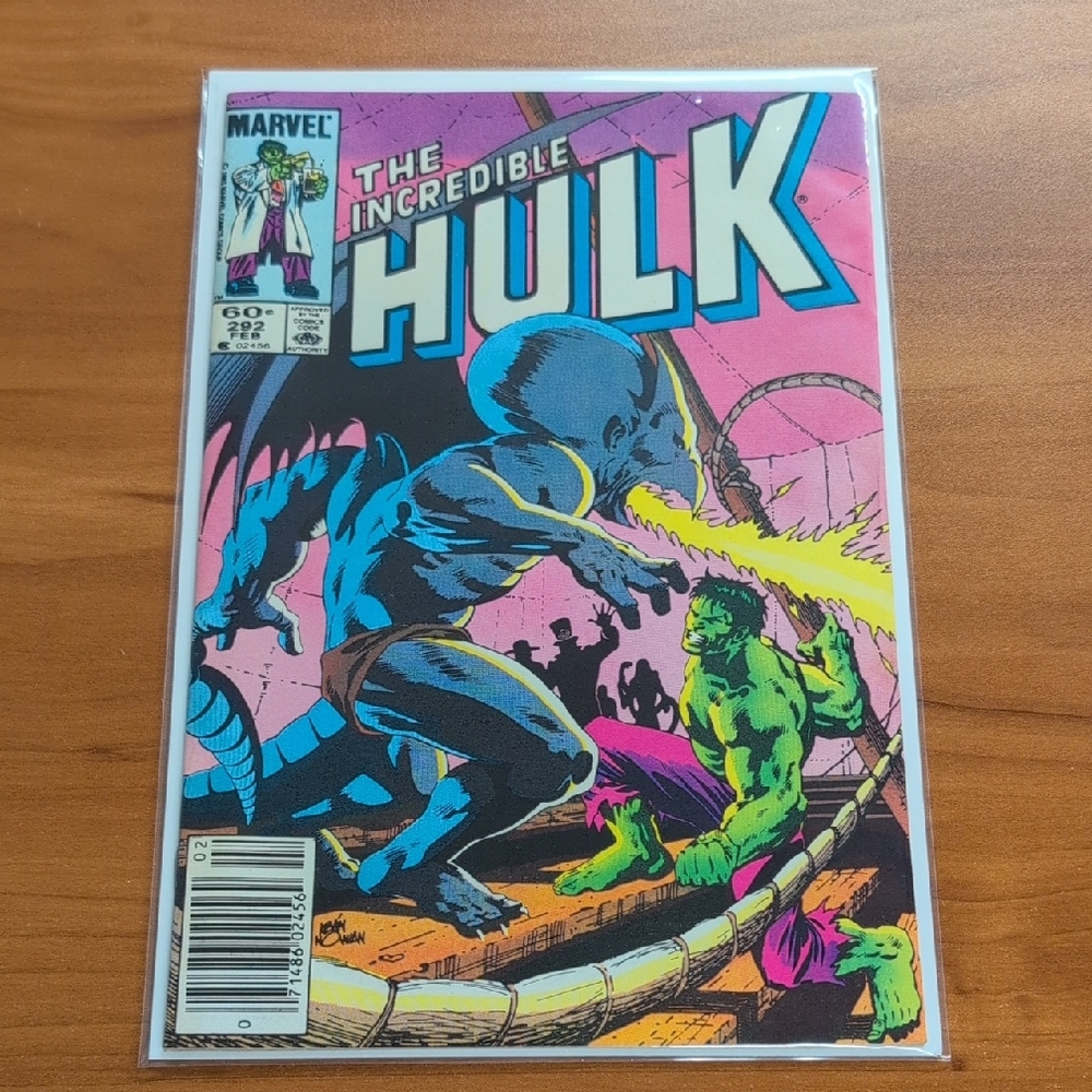 Vintage 1980s The Incredible Hulk Marvel Comic Book Issue #292 (Ungraded)